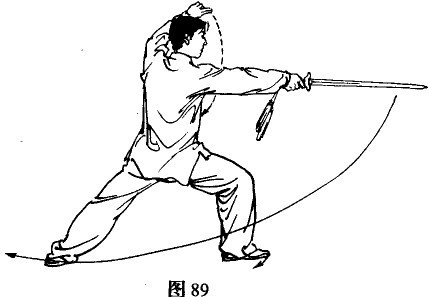 太极剑组合练习之(四)