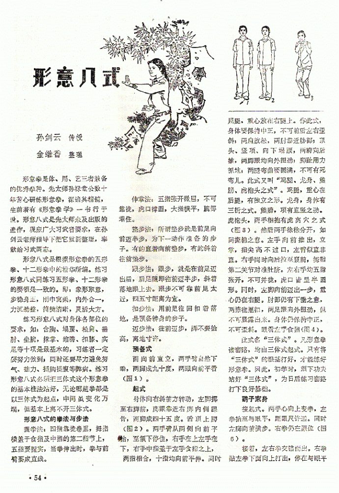 对几则武术谚语的理解与操作 功夫频道 中国功夫 内家拳 形意八式  您