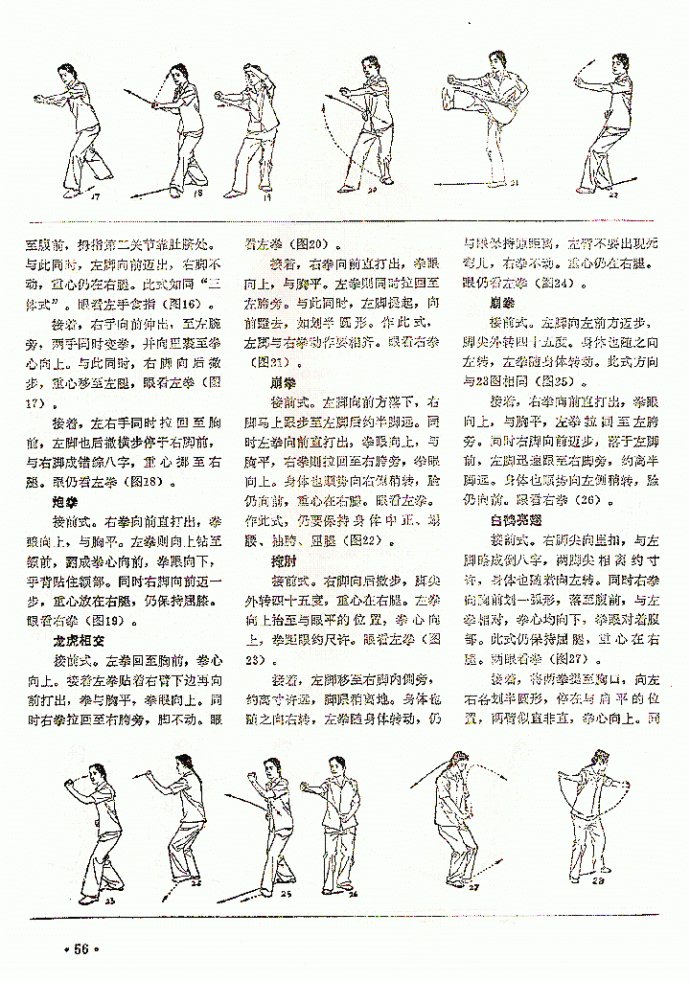 形意八式_内家拳_武术_武风武术网