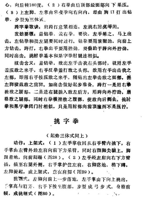 形意拳八字功